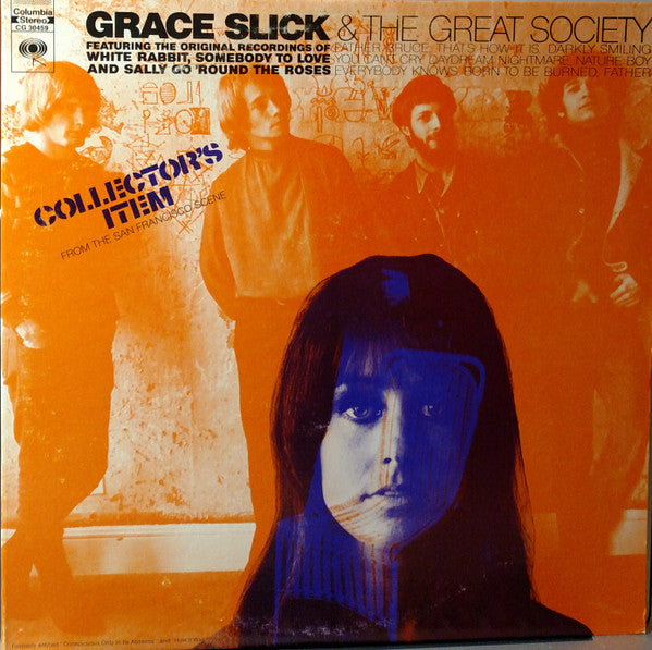 Grace Slick & The Great Society : Collector's Item From The San Francisco Scene (2xLP, Comp, Pit)