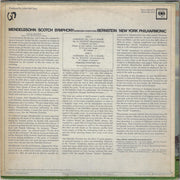 Mendelssohn* / Bernstein* / New York Philharmonic* : Scotch Symphony / Hebrides Overture (LP)