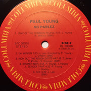 Paul Young : No Parlez (LP, Album, Car)