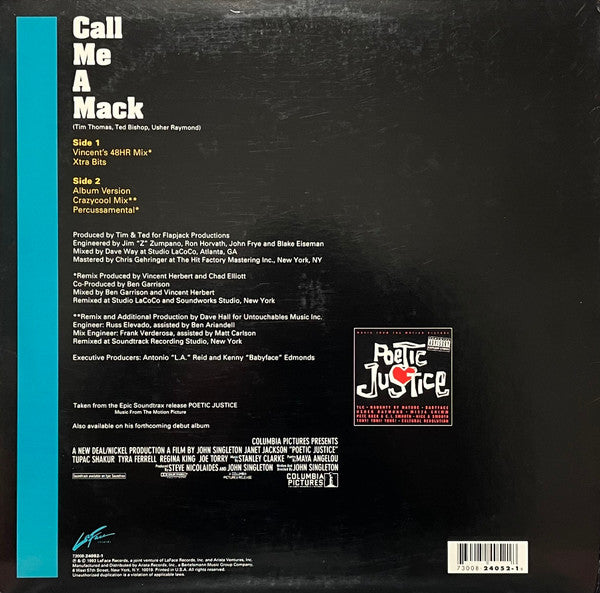 Usher : Call Me A Mack (12")