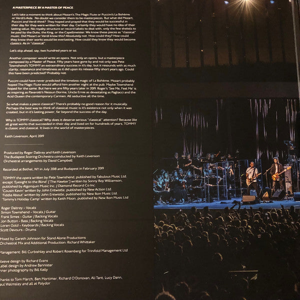 Roger Daltrey : The Who‘s Tommy Orchestral (2xLP, Album)