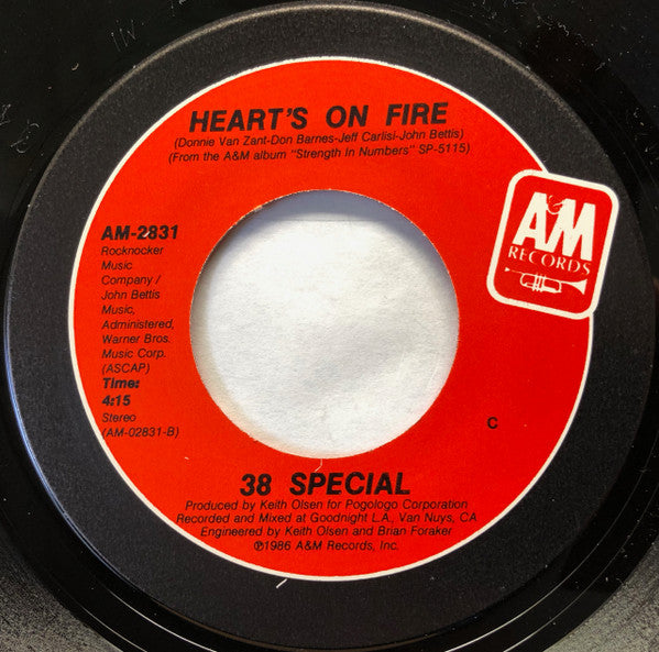 38 Special (2) : Like No Other Night (7", Single, C -)