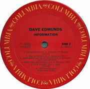 Dave Edmunds : Information (LP, Album, Car)