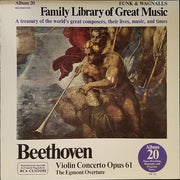 Beethoven* : Violin Concerto Opus 61 / The Egmont Overture (LP)