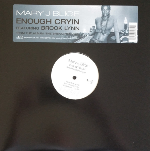 Mary J. Blige Featuring Brook Lynn* : Enough Cryin (12")