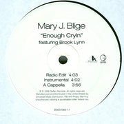 Mary J. Blige Featuring Brook Lynn* : Enough Cryin (12")