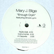 Mary J. Blige Featuring Brook Lynn* : Enough Cryin (12")