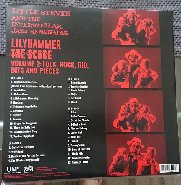 Little Steven And The Interstellar Jazz Renegades : Lilyhammer The Score Volume 2 : Folk, Rock, Rio, Bits And Pieces (2xLP)