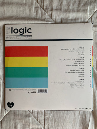 Logic (27) : Confessions Of A Dangerous Mind (2xLP, Album, Ltd)