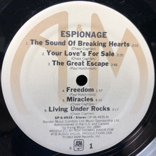 Espionage (4) : Espionage (LP, Album, C L)