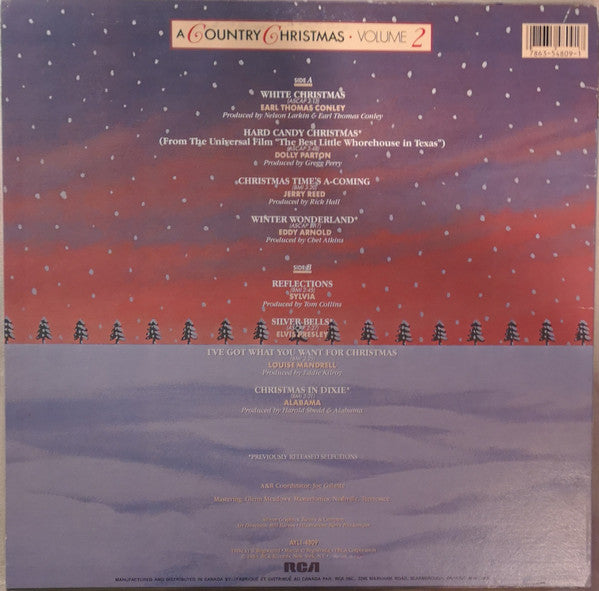 Various : A Country Christmas, Volume 2 (LP, Comp)