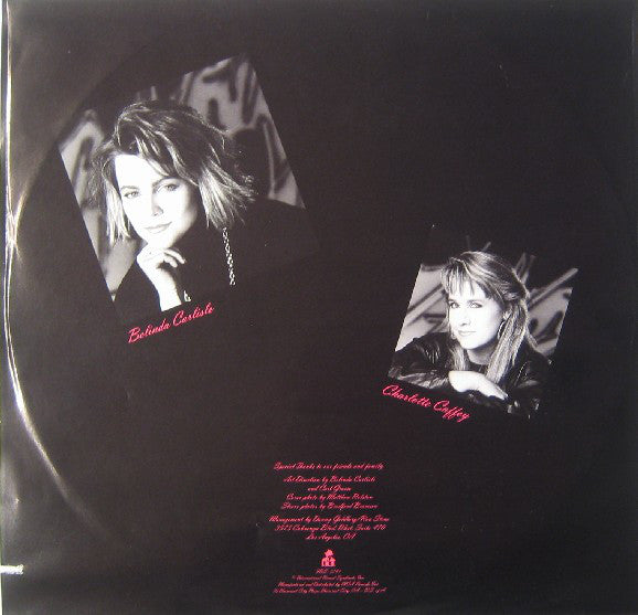 Belinda Carlisle : Belinda (LP, Album, Pin)