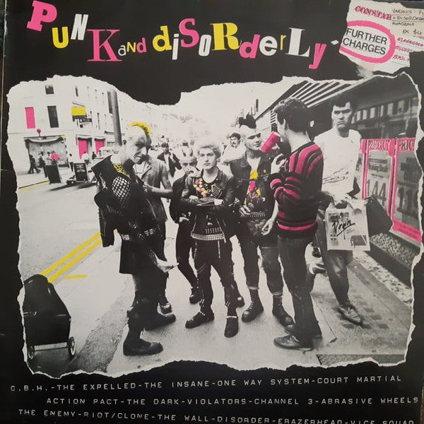 Various : Punk And Disorderly - Further Charges (LP, Comp)