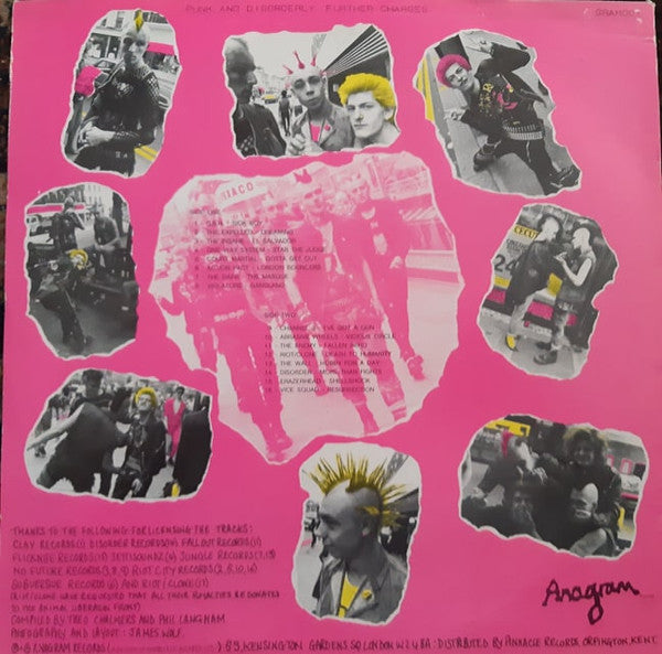 Various : Punk And Disorderly - Further Charges (LP, Comp)
