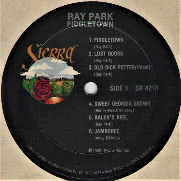 Ray Park : Fiddletown (LP, Album)