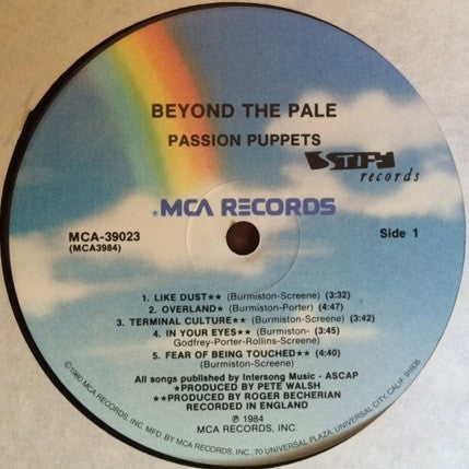 Passion Puppets : Beyond The Pale (LP, Album)