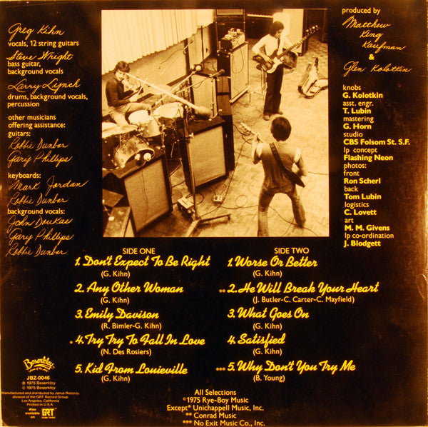 Greg Kihn : Greg Kihn (LP, Album, RP)