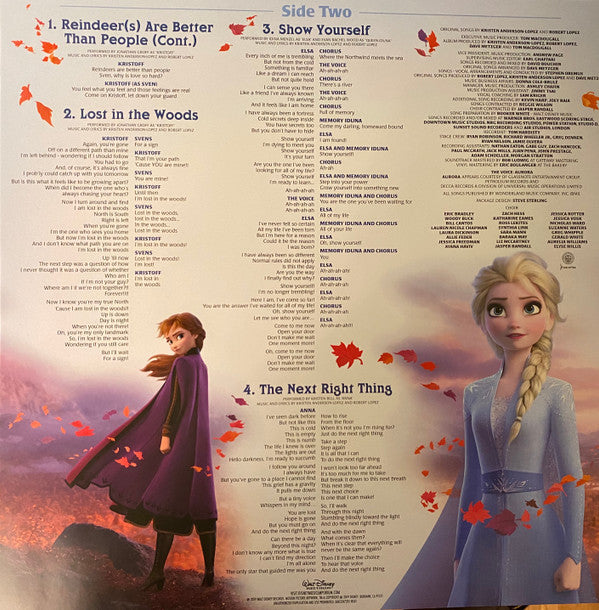 Kristen Anderson-Lopez And Robert Lopez : Frozen II (LP, Album)