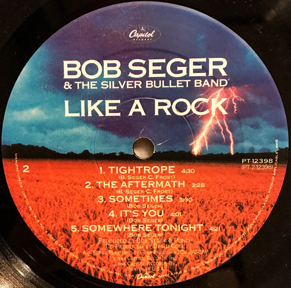 Bob Seger & The Silver Bullet Band* : Like A Rock (LP, Album, Spe)