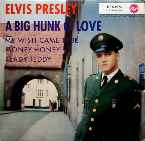 Elvis Presley : A Big Hunk O' Love (7", EP, S8 )