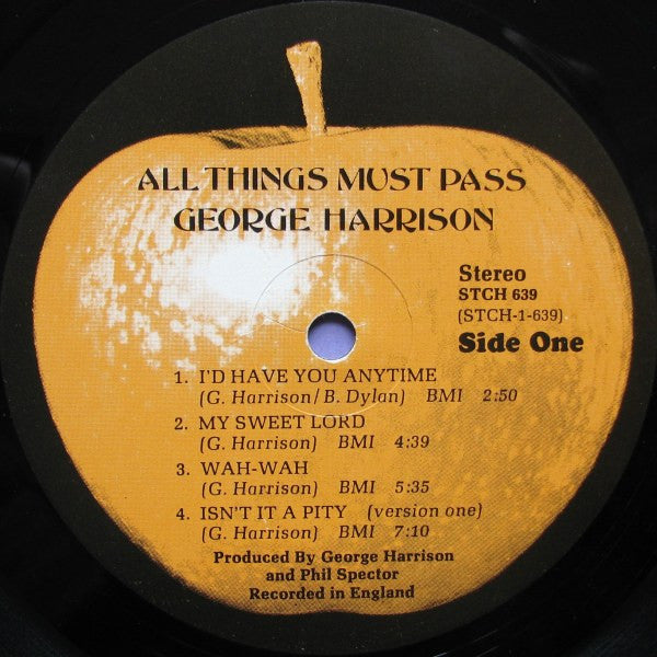 George Harrison : All Things Must Pass (3xLP, Album, Win + Box)