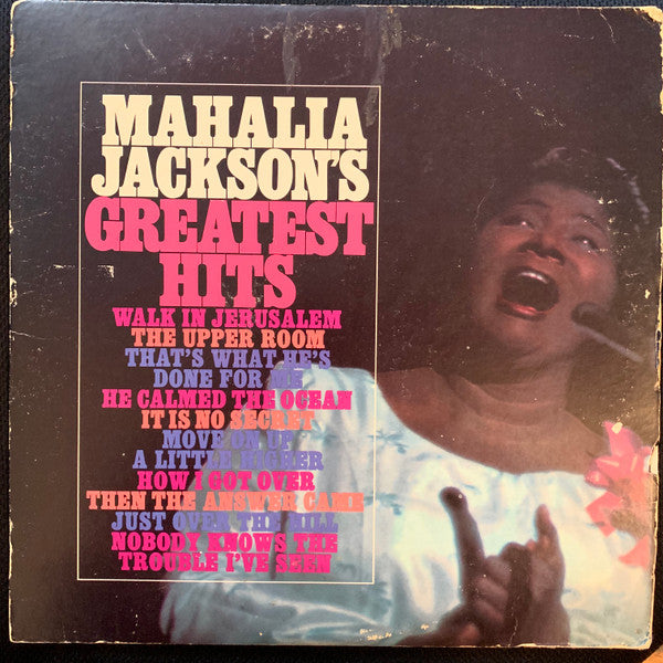 Mahalia Jackson : Mahalia Jackson's Greatest Hits (LP, Comp)