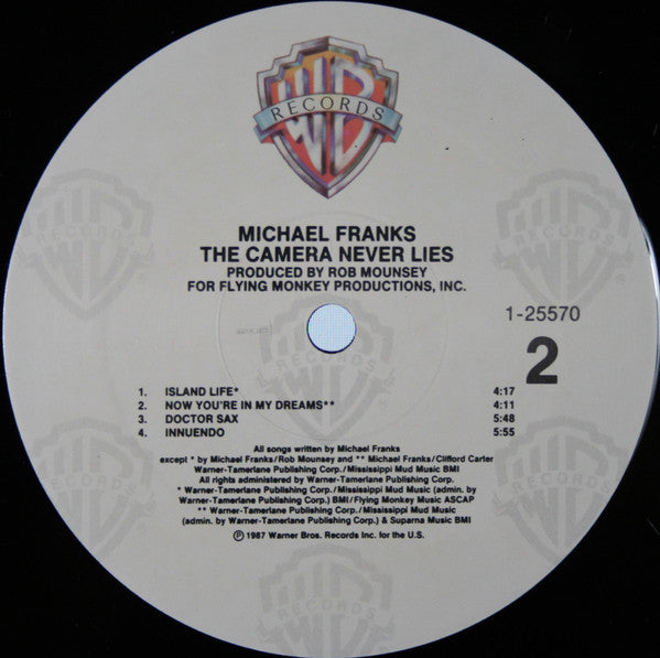 Michael Franks : The Camera Never Lies (LP, Album)