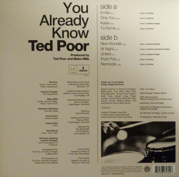 Ted Poor : You Already Know (LP, Album)