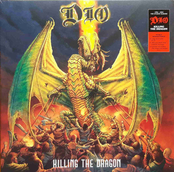 Dio (2) : Killing The Dragon (LP, Album, RE, RM, Gat)