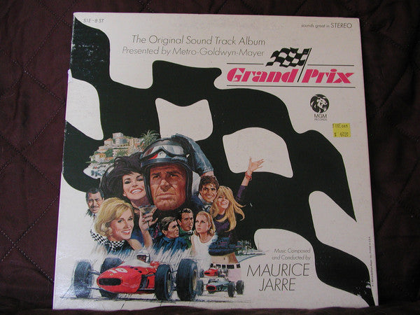 Maurice Jarre : Grand Prix (The Original Sound Track Album) (LP, Album, Gat)