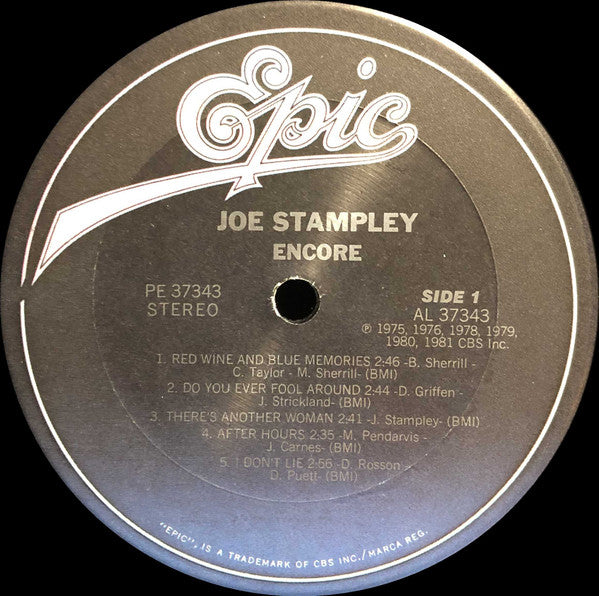 Joe Stampley : Encore (LP, Album, Comp)