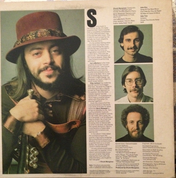 Chuck Mangione : Chase The Clouds Away (LP, Album, Mon)