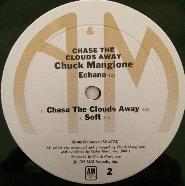 Chuck Mangione : Chase The Clouds Away (LP, Album, Mon)