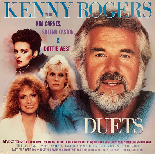 Kenny Rogers With Kim Carnes, Sheena Easton & Dottie West : Duets (LP, Comp, Club, Pit)