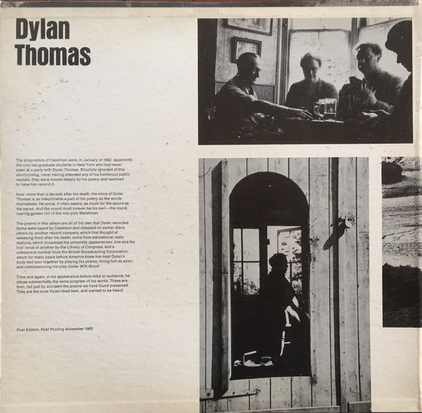 Dylan Thomas : Reading His Complete Recorded Poetry (2xLP, Mono)