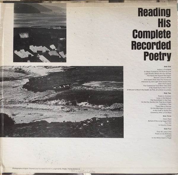 Dylan Thomas : Reading His Complete Recorded Poetry (2xLP, Mono)