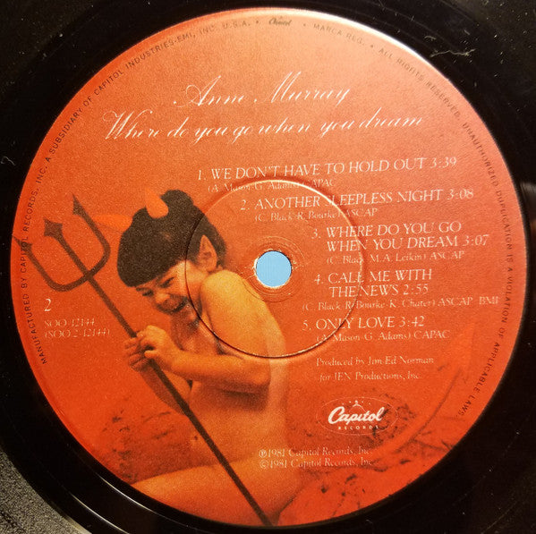 Anne Murray : Where Do You Go When You Dream (LP, Album, Win)