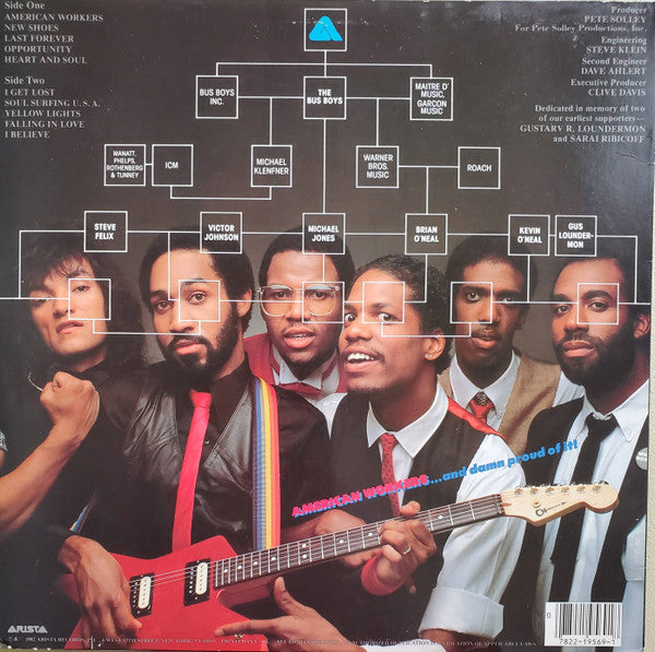 The Bus Boys : American Worker (LP, Album, Ter)