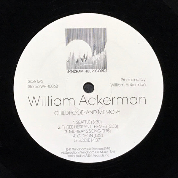 William Ackerman : Childhood And Memory: Pieces For Guitar (LP, Album, RE)