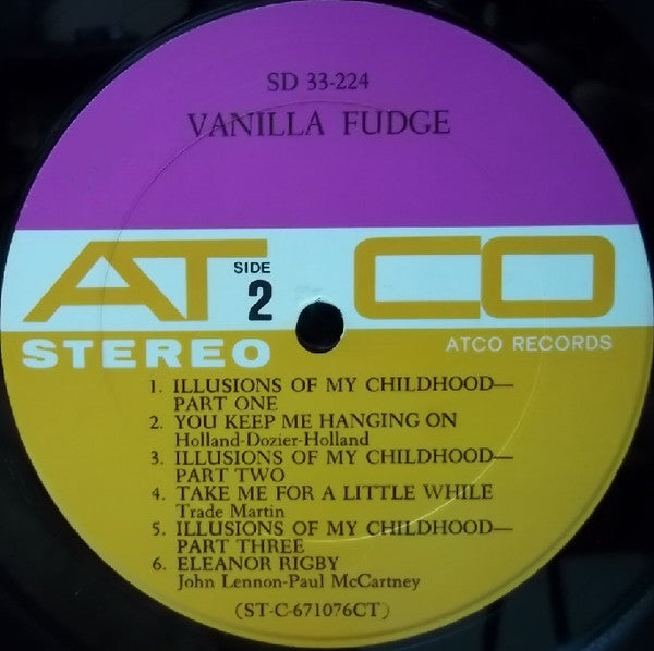 Vanilla Fudge : Vanilla Fudge (LP, Album, Pit)