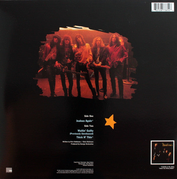 The Black Crowes : Jealous Again (12", RSD, Ltd, RE)