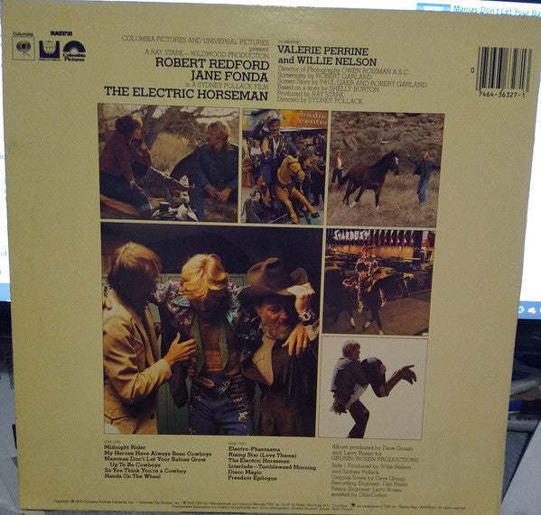 Willie Nelson / Dave Grusin : The Electric Horseman (Music From The Original Motion Picture Soundtrack) (LP, Album, San)