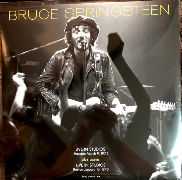 Bruce Springsteen : Live In Studio 1974 + Bonus 1973 (LP, Album, Unofficial, Red)