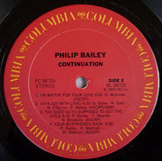 Philip Bailey : Continuation (LP, Album, Car)
