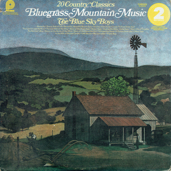 The Blue Sky Boys* : Bluegrass Mountain Music (2xLP, Comp, RE, RM)