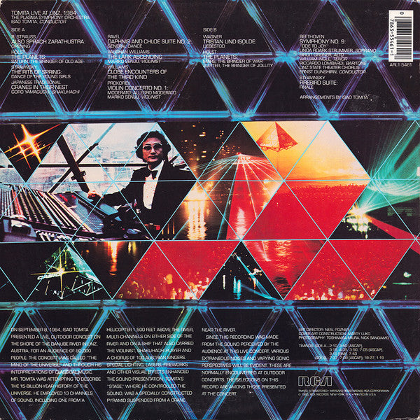 Isao Tomita* : Live At Linz, 1984 (The Mind Of The Universe) (LP, Gat)