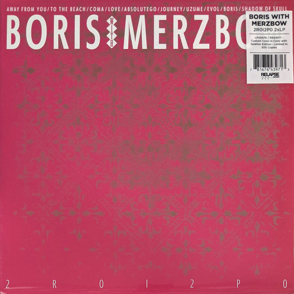 Boris (3) With Merzbow : 2R0I2P0 (LP, Neo + LP, Met + Album, Ltd)