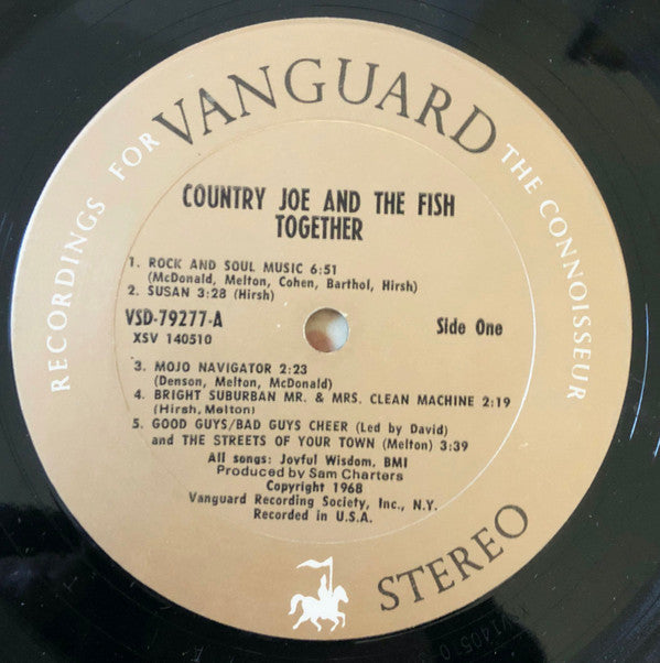 Country Joe & The Fish* : Together (LP, Album, San)