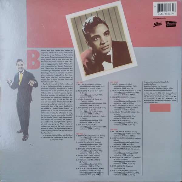 Jackie Wilson : The Jackie Wilson Story (2xLP, Comp, Car)