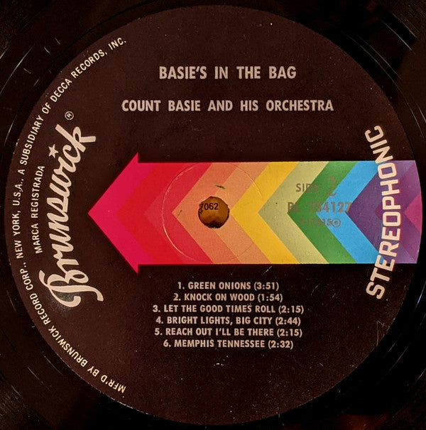 Count Basie Orchestra : Basie's In The Bag (LP, Album)